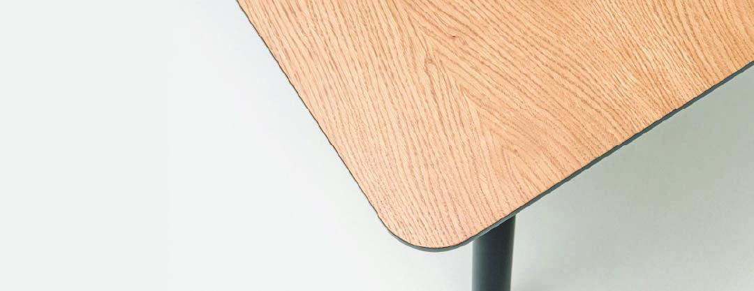 Plateau plaqué bois