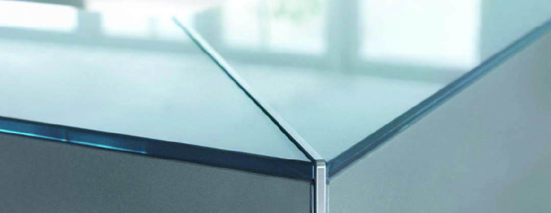 Détail de surface en verre