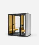 Acoustic booths and soundproofing panels for offices