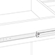 Guías laterales - Guías con rodamientos para cajones x2 + Sistema de autocerrado x3