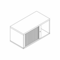 Aufsatzschrank für Container Standard A1L04L Aufsatz - Rollladenschrank von rechts öffnend