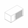 Aufsatzschrank für Container Standard A1L04P Aufsatz - Rollladenschrank von links öffnend