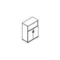 half-bookcase Standard A3404BC 