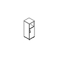 half-bookcase Standard A38P2C