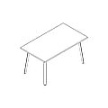 desk Ogi A BAG038C tabletop 25 mm