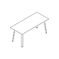 desk Ogi A BAG047C tabletop 25 mm