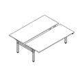 Doppelschreibtisch mit elektrischer Höhenverstellung, zweimotoriges Gestell Ogi Drive Bench BOD520C 