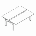 Doppelschreibtisch mit elektrischer Höhenverstellung, zweimotoriges Gestell Ogi Drive Bench BOD570C 