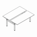 Doppelschreibtisch mit elektrischer Höhenverstellung, zweimotoriges Gestell Ogi Drive Bench BOD678C 