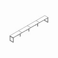 scrivania Ogi Q BOQ16E4C piano 25 mm