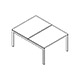 scrivanie bench Ogi U bench BOU32C piano 25 mm