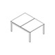 scrivanie bench Ogi U bench BOU42C piano 25 mm