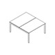 scrivanie bench Ogi U bench BOU44C piano 25 mm