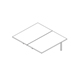 bench Ogi W Bench BOW462LC plateau 25 mm