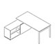 desk managerial cabinet Ogi Y BOYL20C tabletop 25 mm