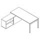 desk managerial cabinet Ogi Y BOYL21C tabletop 25 mm
