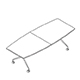 folding table Plica Barrel-shaped 