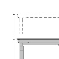  bench desk electric height adjustment  Ogi Drive Bench height adjustment 720-1190 mm, single-motor frame