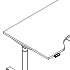 bench desk electric height adjustment New generation Ogi Drive Bench Radial 