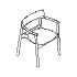  chair Elipsa EPS01