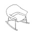 armchair rocking base Ismo IS04 