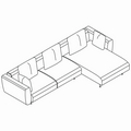 sofa Lotus LTS07 