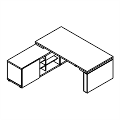 executive desk height adjustment New generation Mito MITO27RL 