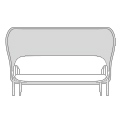 sofa Mesh MS1D osłona wysoka