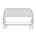 sofa Mesh MS1S osłona średnia
