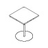  table avec plateau en pierre Nodo NDTKS60
