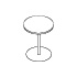  table avec plateau en bois Nodo NDTR60