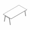 mesa con patas de madera Ogi W PLD20 