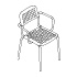 chair 4-legged base Tube TU04P