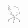 krzesło podstawa aluminium polerowane Ultra UFPP19K 