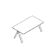 desk Viga V01MC tabletop 25 mm