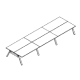scrivanie bench Viga V216ME3C piano 25 mm