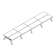scrivanie bench Viga V216ME4C piano 25 mm