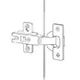 Wide-angle hinge 170° x 6