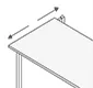 Sliding worktop x 2