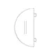 Semicircular extension x 1