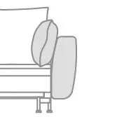 Wide armrest