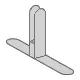 Freestanding foot x 2