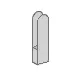 Spacer foot x 2