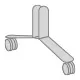 Feet with castors