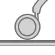 Soft castors for hard floor