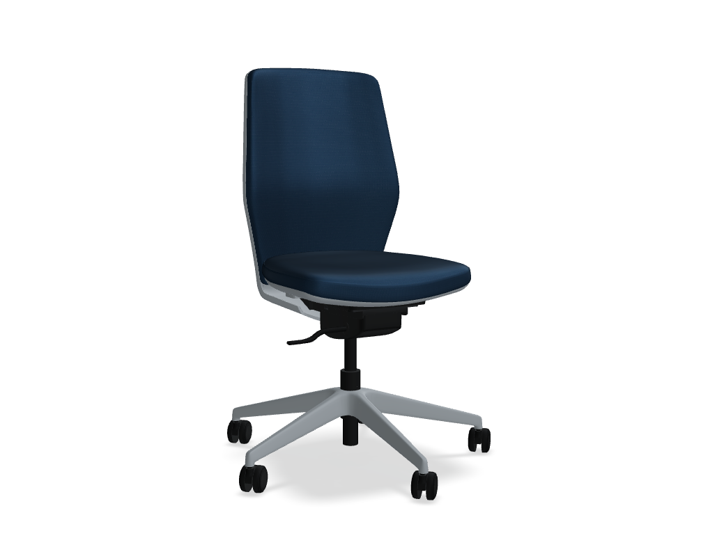 krzesło biurowe oparcie tapicerowane -  EVO - krzesło pracownicze