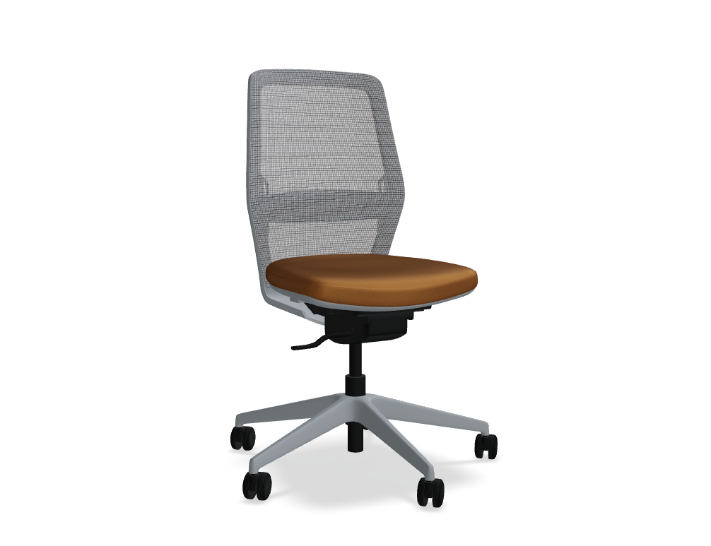 silla de oficina con respaldo de malla -  EVO - silla operativa
