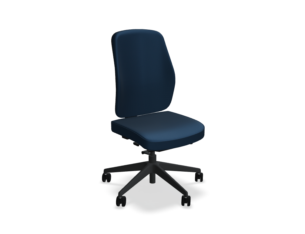 krzesło biurowe -  RENYA - krzesło pracownicze; umożliwia 100% podparcia pleców