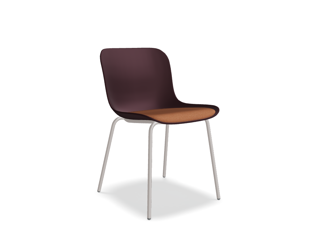 krzesło podstawa czworonożna
 -  BALTIC 2 REMIX - siedzisko tworzywowe z poduszką - podstawa - 4 nogi, metal malowany proszkowo, stopki tworzywowe