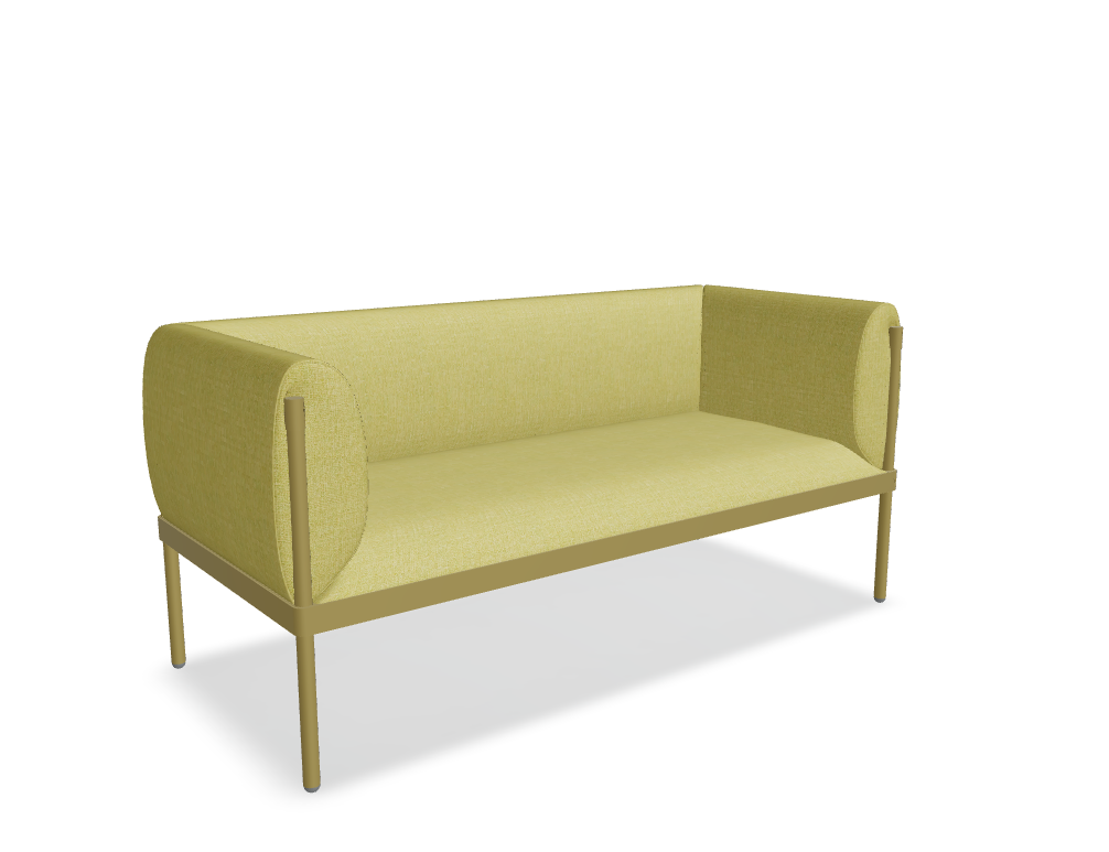 sofa z niskim oparciem -  STILT - sofa